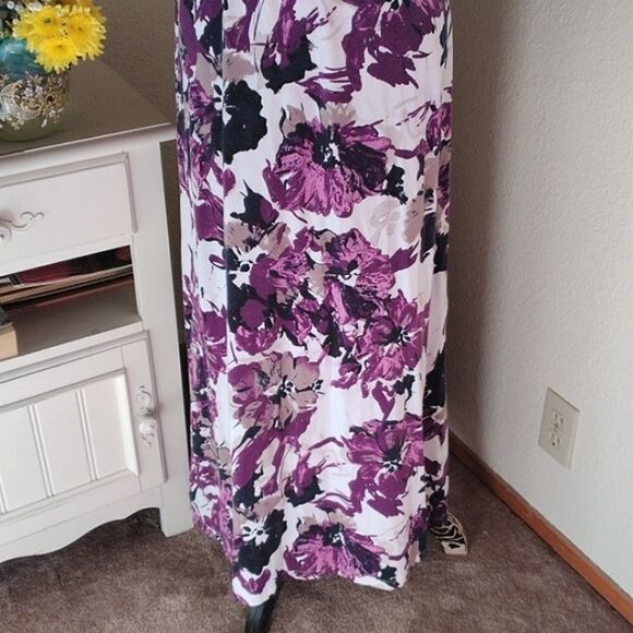 Ann Taylor Cotton Blend Maxi Dress - Picture 3 of 10